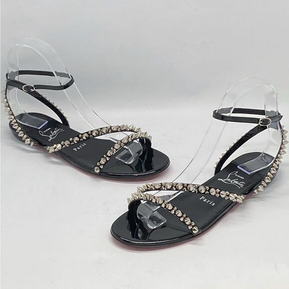 Christian Louboutin Mafaldina Spikes Ankle Strap Sandal size 36 - Picture 7 of 16